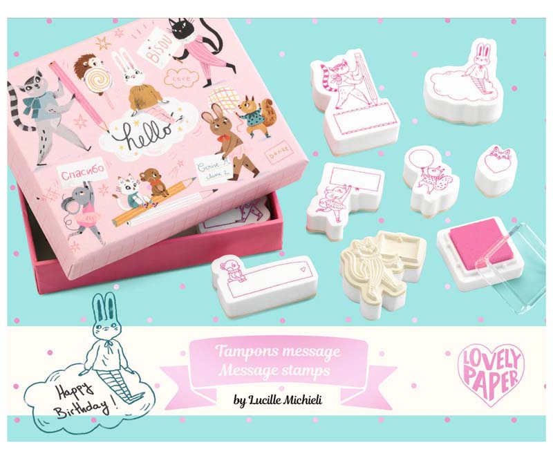 Set od 8 pečata LUCILLE 