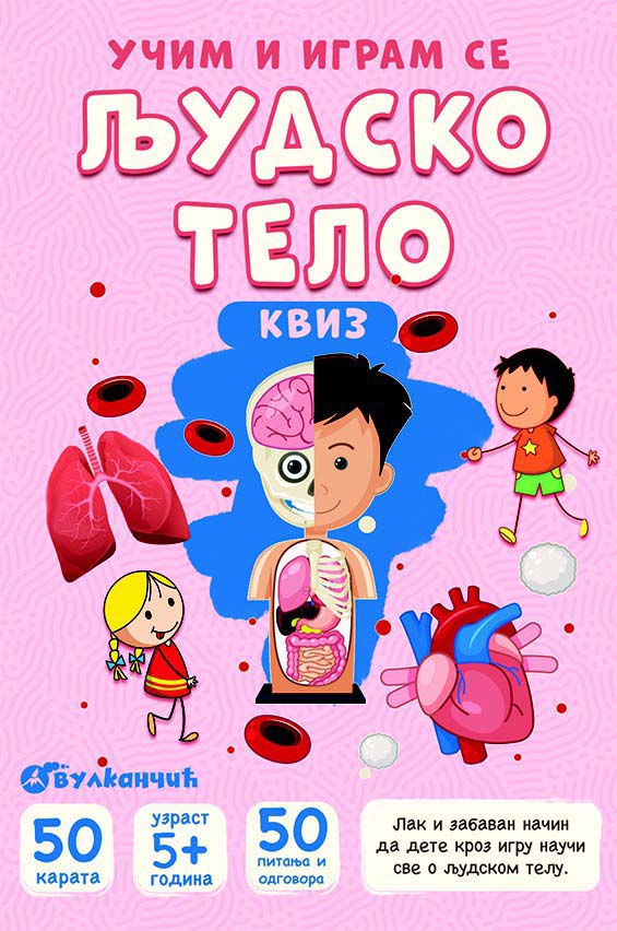 KARTE  LJUDSKO TELO KVIZ Učim i igram se 