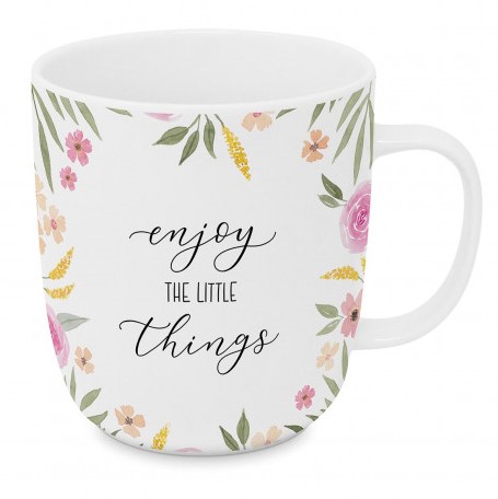 Porcelanska šolja ENJOY LITTLE THINGS 