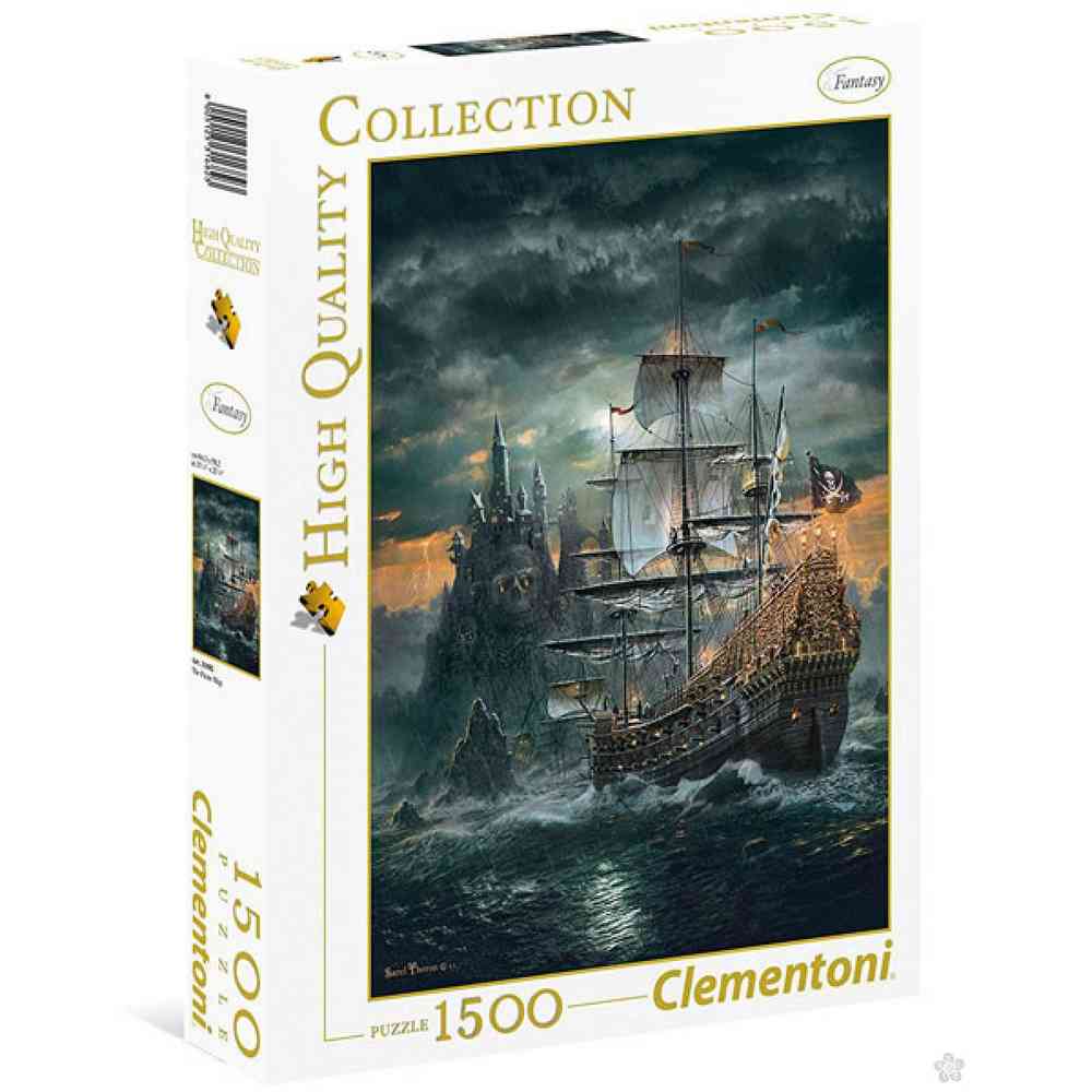 Puzzle 1500 THE PIRATES SHIP Clementoni 