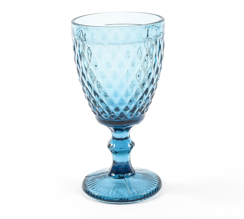 Staklena čaša PLAVA 16,5x8,5cm 