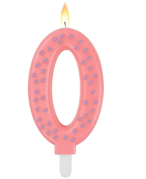 Rođendanska svećica broj 0 