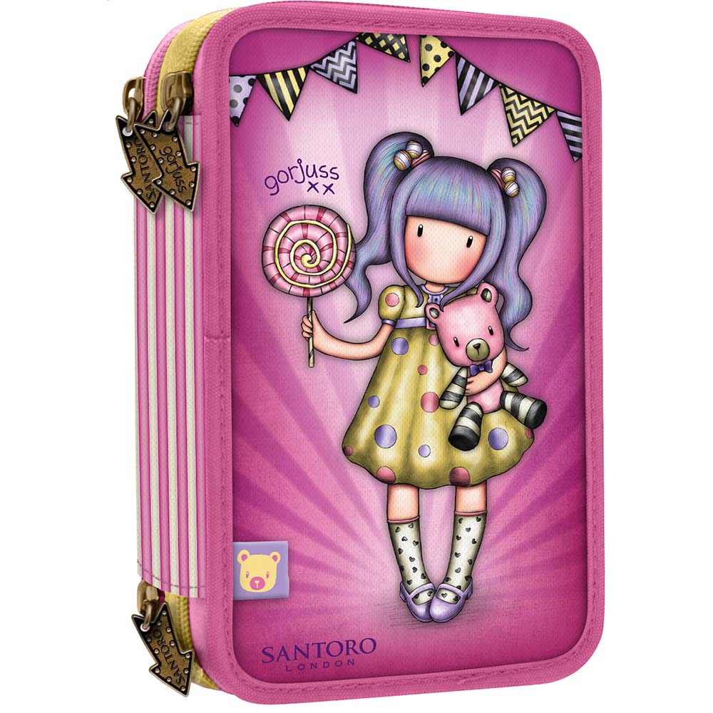 Safta Classeur 4 Anneaux 35mm Gorjuss Fairground First Prize 27x33x6cm Multicolore