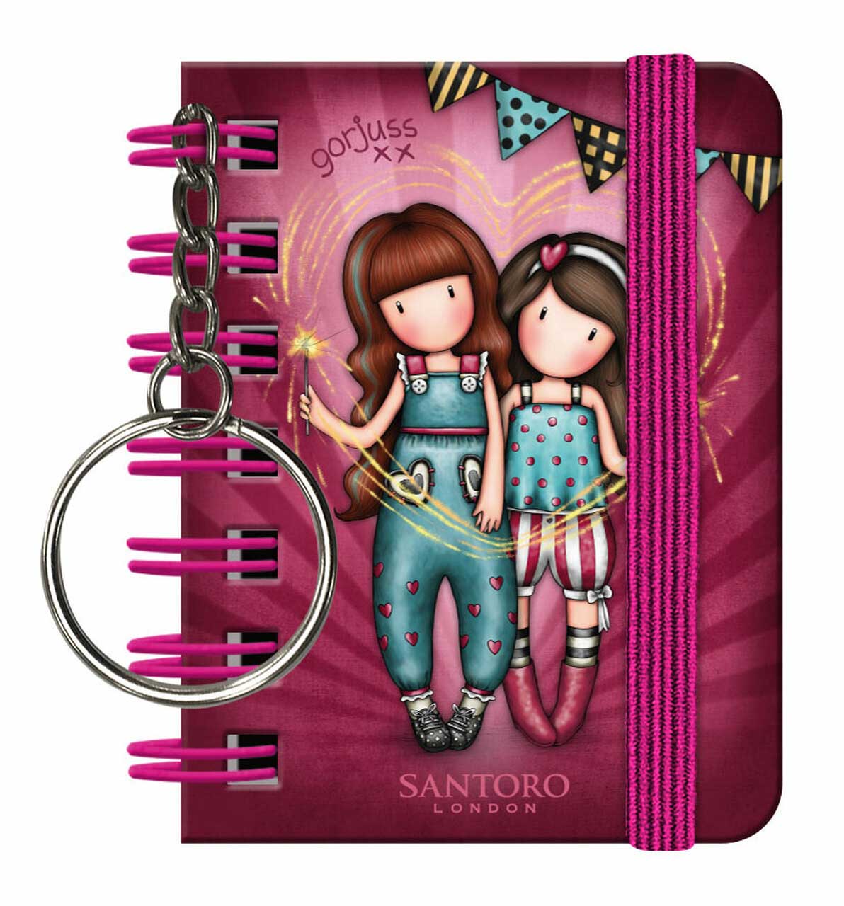 Privezak za ključeve SANTORO FAIRGROUND NOTEBOOK Fireworks Knjižare