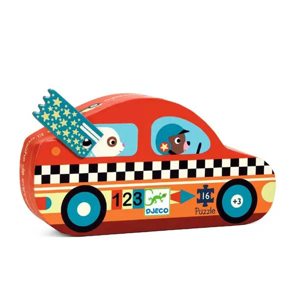 Puzzle za decu TRKAČKI AUTOMOBIL 