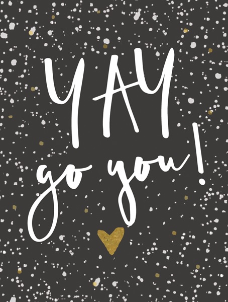Čestitka YAY GO YOU! 