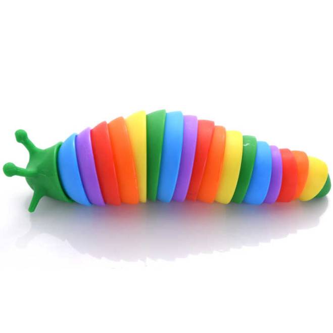 Igračka PUŽ DUGINIH BOJA 19cm- TikTok Hit 