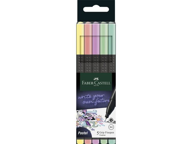 FABER CASTELL flomasteri lajneri 1/5 PASTEL 