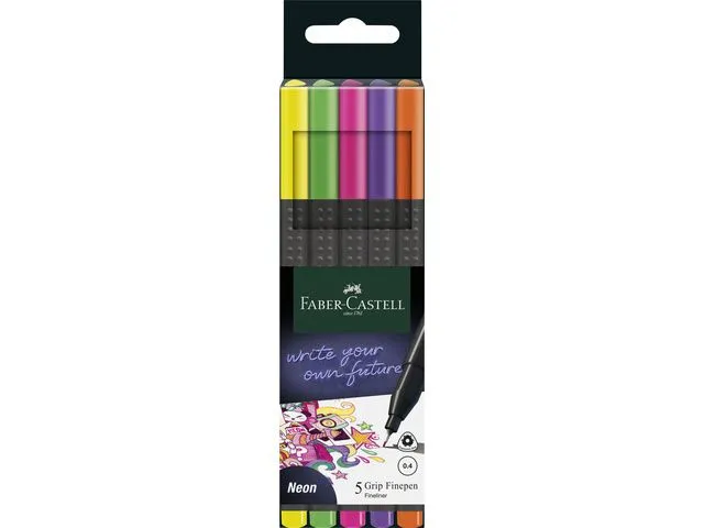 FABER CASTELL flomasteri lajneri 1/5 NEON 