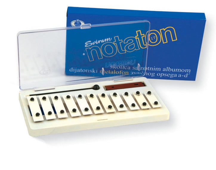 Metalofon 17/P sa priručnikom SVIRAM NOTATON Latinica 