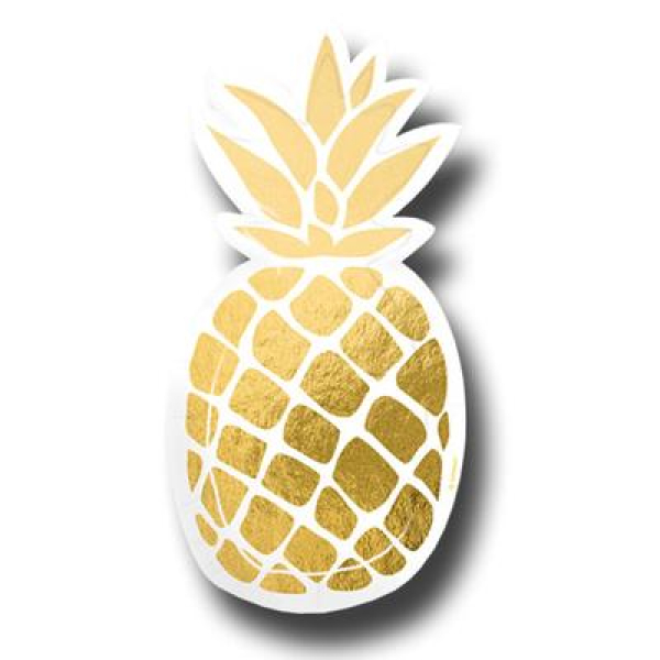 Set 8 rođendanskih tanjirića PINEAPPLE 23 CM 