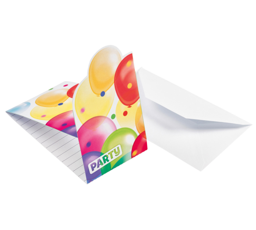 Rođendanske pozivnice BALLOONS 