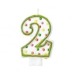 Rođendanska svećica broj 2 