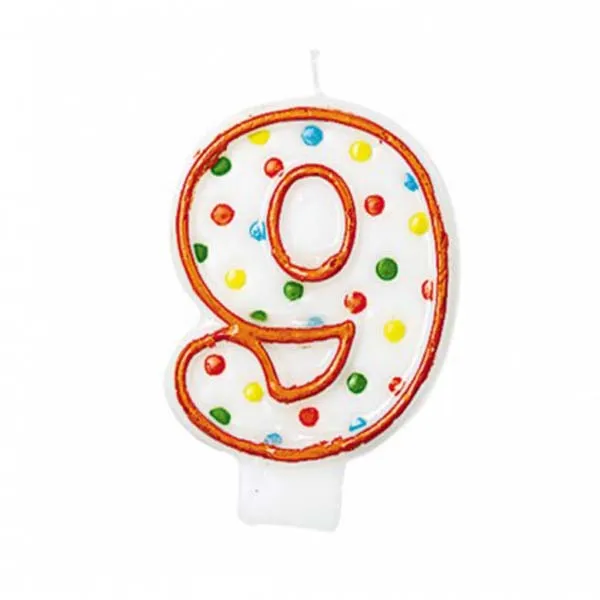 Rođendanska svećica broj 9 