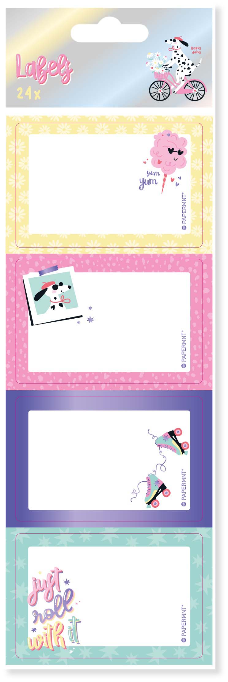 Set nalepnica za sveske BONJOUR BABE 