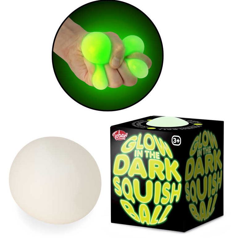 Antistres loptica GLOW IN THE DARK 