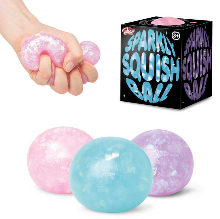Antistres loptica SPARKLY SQUISH 