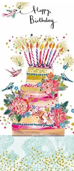 Rođendanska čestitka CAKE MONEY WALLET 
