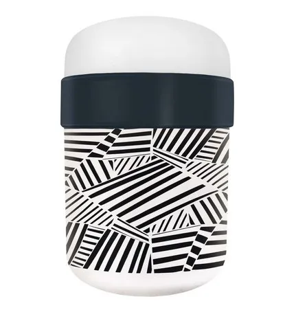 BIOLOCO dvodelna kutija / tegla za hranu  ZEBRA 