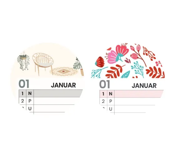 Zidni planer kalendar 2023 