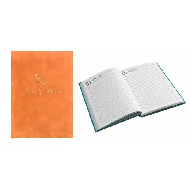 Plišana agenda B5, 120 listova, tvrde korice 