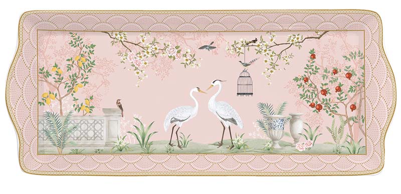 Porcelanski poslužavnik JARDIN DE REVES - 35x15cm 