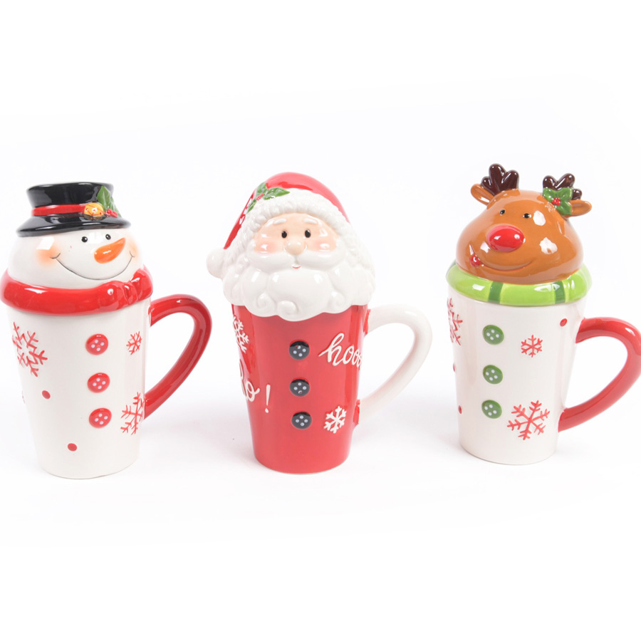 Novogodišnja keramička šolja -14x9,5x19cm 