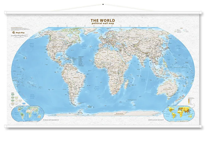 Zidna karta POLITIČKA - SVET 