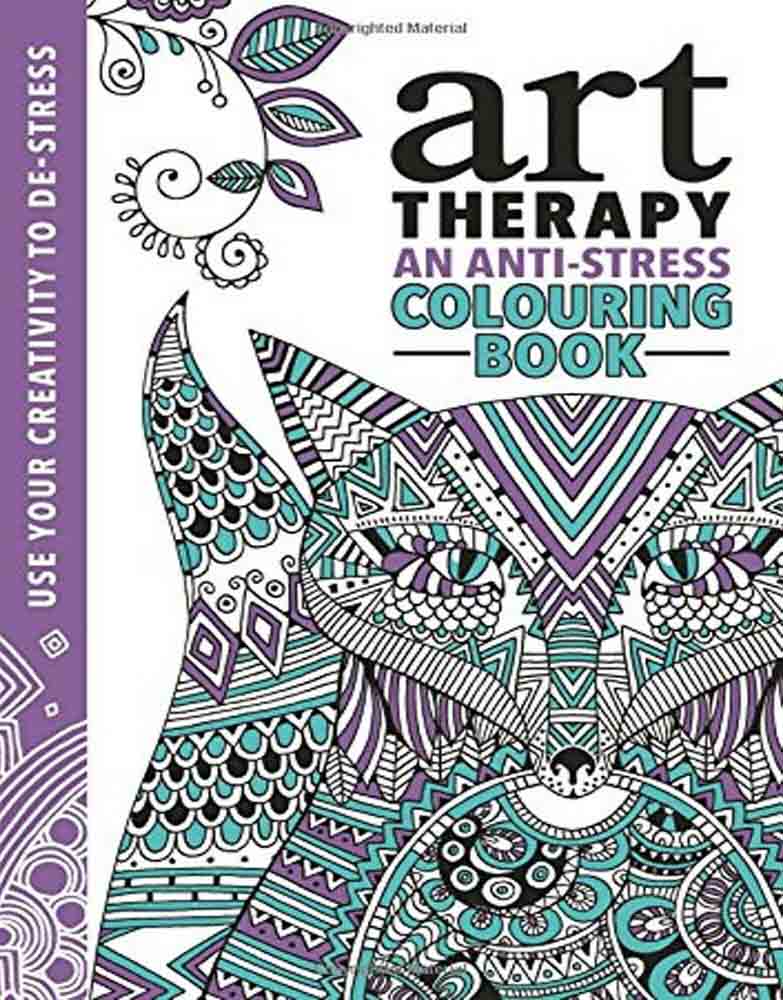 THE ART THERAPY ANTI STRES COLOURING BOOK 