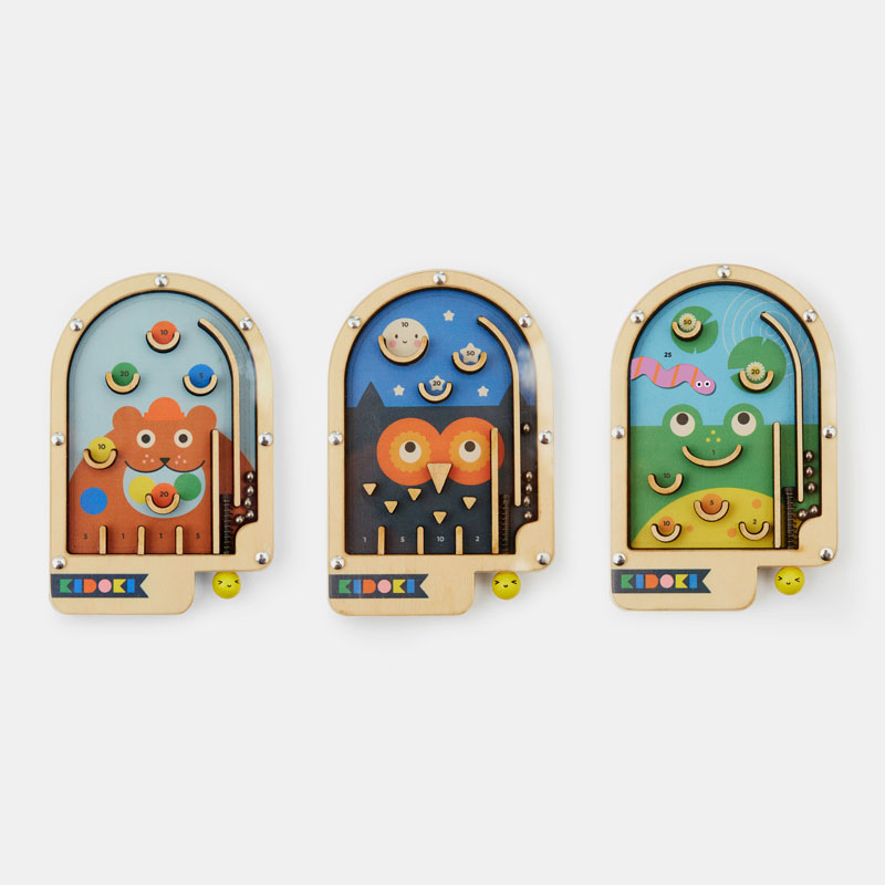 Džepni drveni fliper PINBALL (više motiva) 