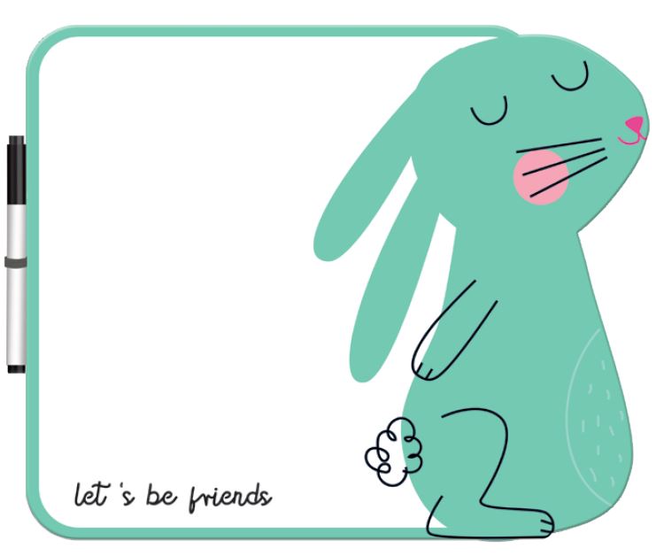 Piši briši tabla za poruke RABBIT 