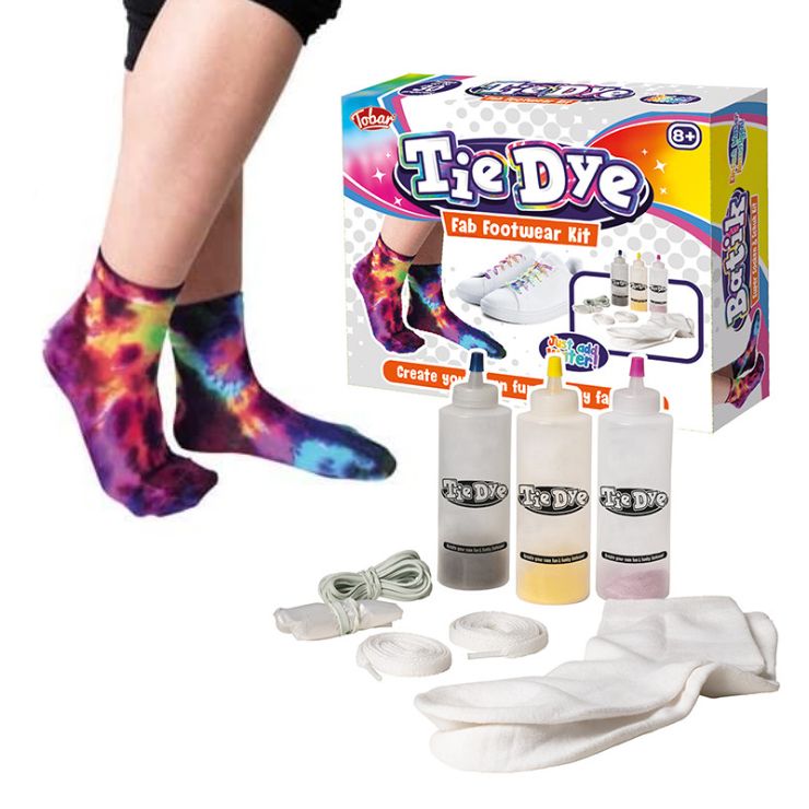 Set za dekoraciju čarapa TIE DYE 
