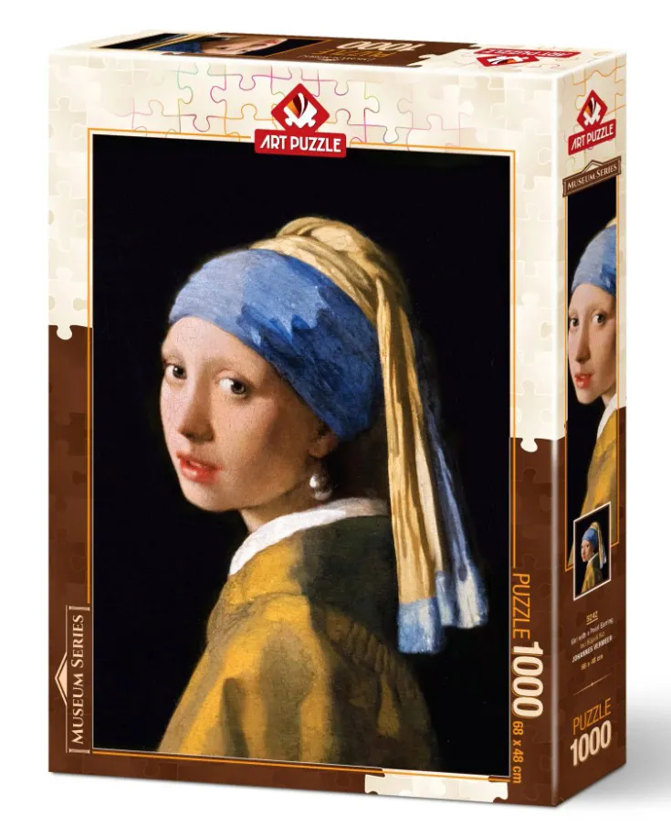 Puzzle DEVOJKA SA BISERNOM MINDUŠOM - 1000 kom 