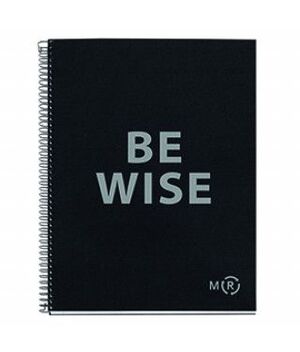 MIQUELRIUS sveska A5 sa spiralom na kockice BE WISE 