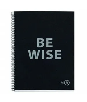 MIQUELRIUS sveska A5 sa spiralom na kockice BE WISE 
