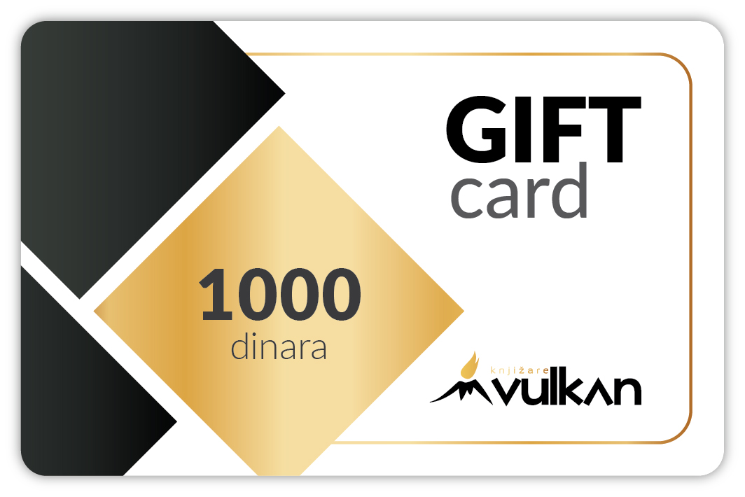 GIFT KARTICA / VAUČER zlatni kvadrat 1000 