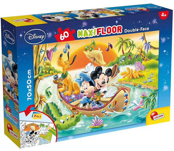 Puzzle za decu LISCIANI - MIKI MAUS 2U1 - 60 kom - | Knjižare Vulkan