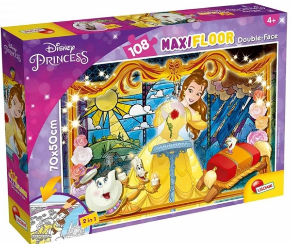 Puzzle za decu LISCIANI - LEPOTICA I ZVER -108 delova 