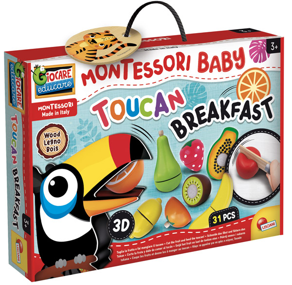 MONTESORI edukativna igračka TUKAN - LISCIANI 