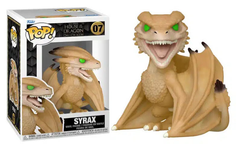 GAME OF THRONES - HOUSE OF THE DRAGON  Funko POP! Vinil figurica - SYRAX (DRAGON) 