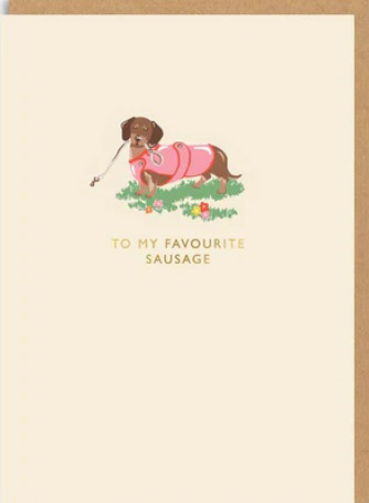 Čestitka TO MY FAVOURITE SAUSAGE 