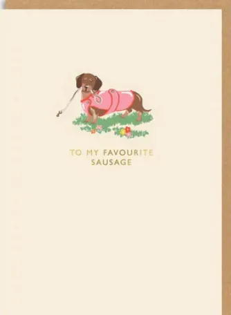 Čestitka TO MY FAVOURITE SAUSAGE 