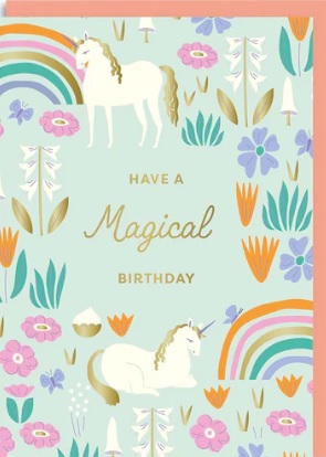 Rođendanska čestitka JEDNOROG 