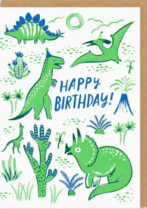 Rođendanska čestitka DINO PARTY 