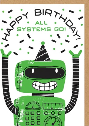 Rođendanska čestitka ROBOT 