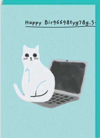 Rođendanska čestitka za mačkoljupce HAPPY BIR9669... 