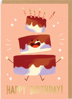 Rođendanska čestitka HAPPY BIRTHDAY CAKE 