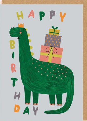 Rođendanska čestitka DINOSAURUS 