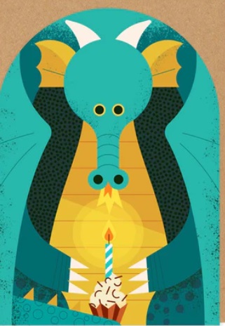 Rođendanska čestitka ZELENI ZMAJ 