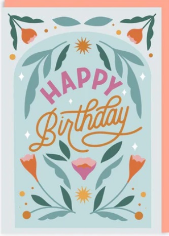 Rođendanska čestitka BIRTHDAY FLORAL 